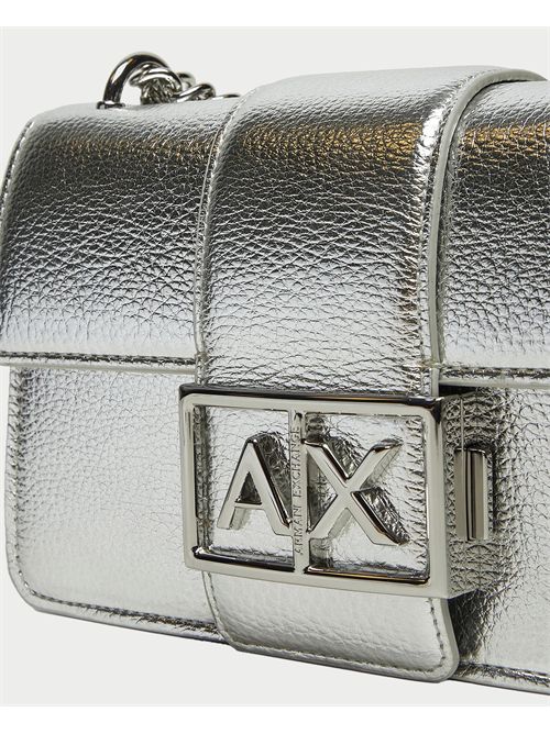 Sac à bandoulière en cuir écologique AX avec bandoulière ARMANI EXCHANGE | XW000071-AF11898M8040